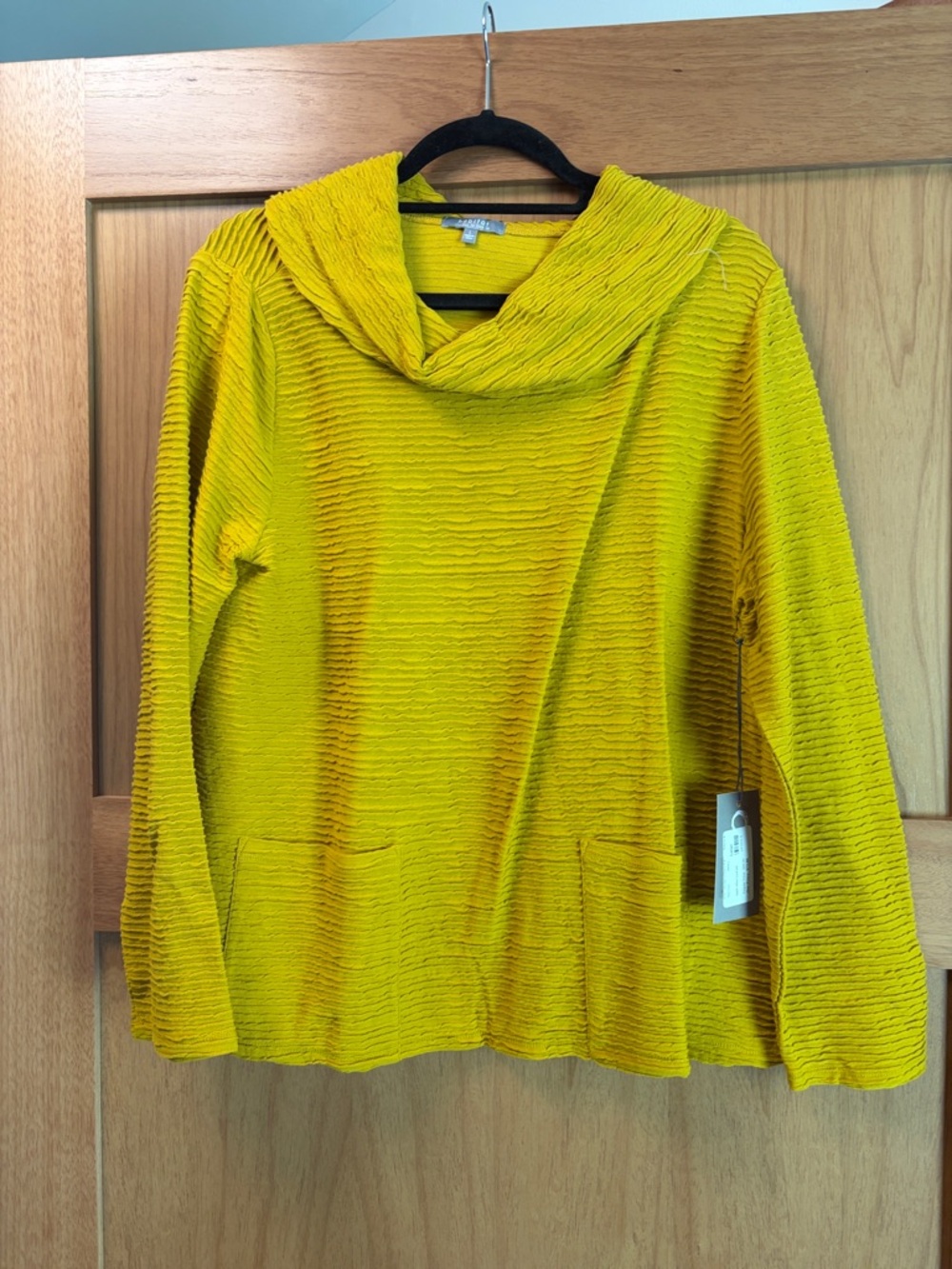 Habitat Textured Pullover in Mustard
